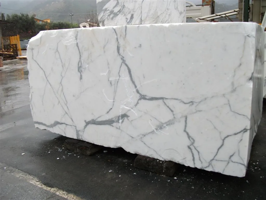 Bianco Statuario lastre 20 mm: pavimentazioni, rivestimenti e arredi –