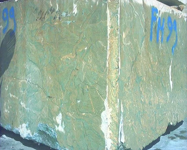 blocco marmo verde malachite