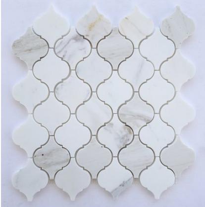 Mosaico Calacatta Gold — farol arabesco · MDCB04