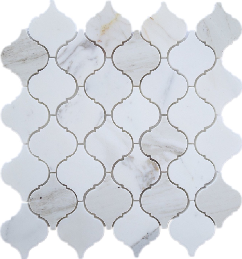 Mosaico Calacatta Gold — farol arabesco · MDCB04 — 3