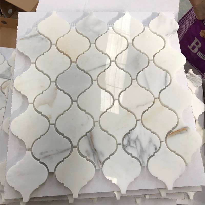 Mosaico Calacatta Gold — farol arabesco · MDCB04 — 4