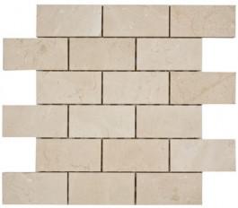 Mosaico Crema Marfil — mattoncini 50 × 100 mm · MDCD06